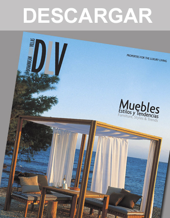 DLV cover featuring outdoor furniture and a headline about furniture styles and trends